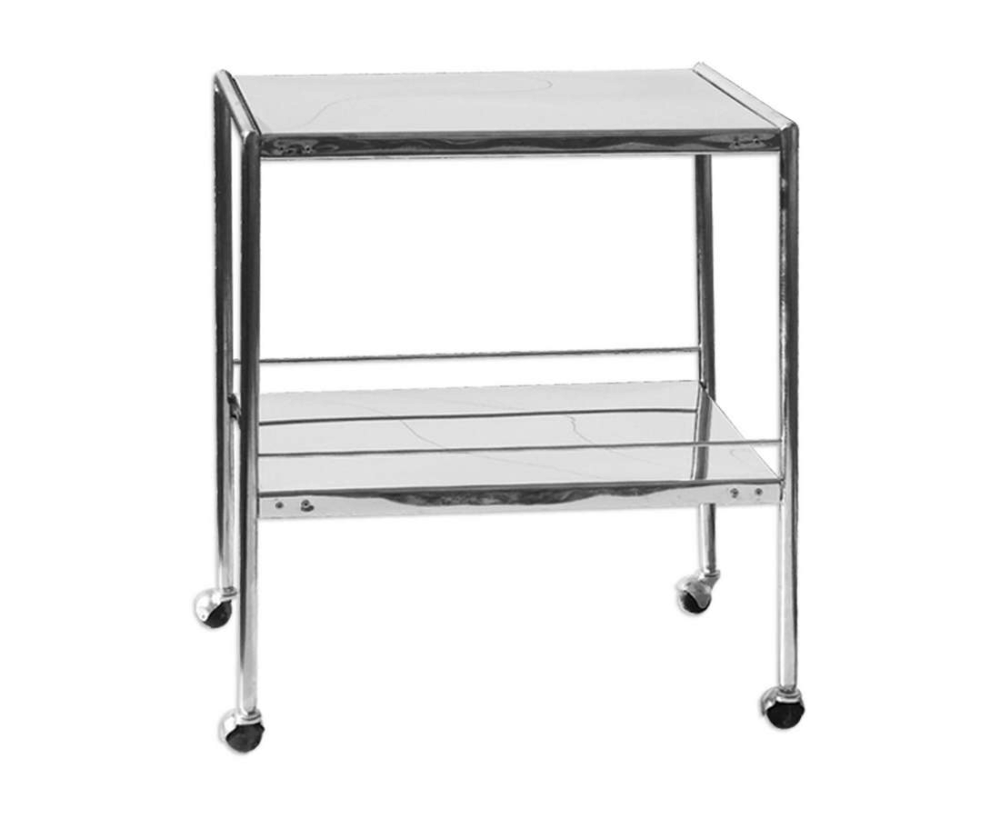 Chariot Bloc 2 Etages Inox