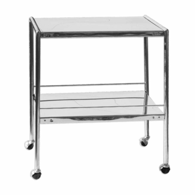 Chariot Bloc 2 Etages Inox