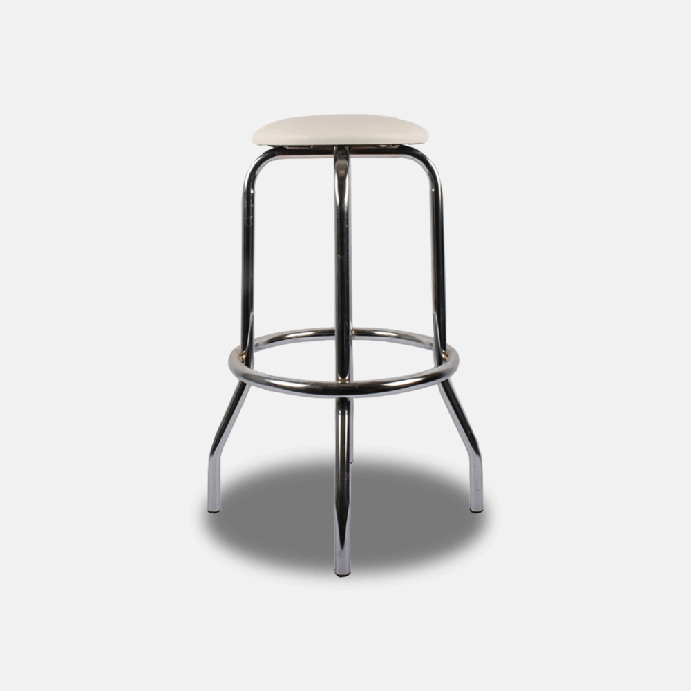Tabouret Sans Dossier Chrome