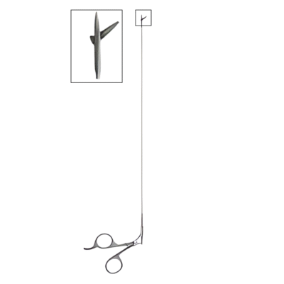 Ciseau semi-rigide pour hystéroscopie